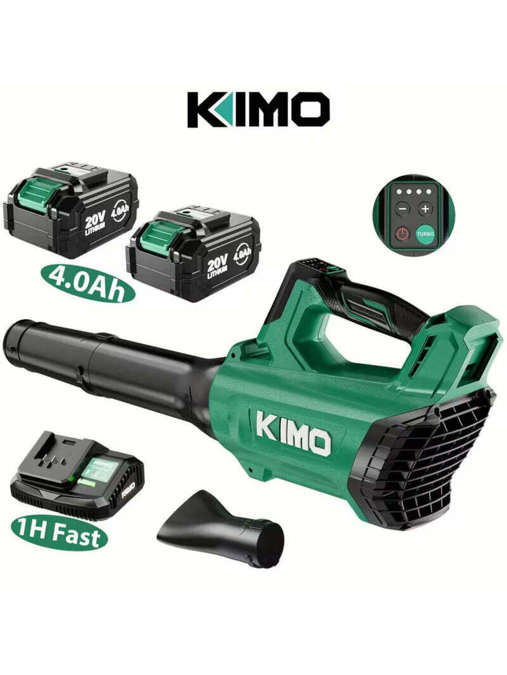 Leaf Blower Cordless with Battery And Charger, Brushless Motor